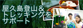 屋久島登山＆トレッキングをサポート