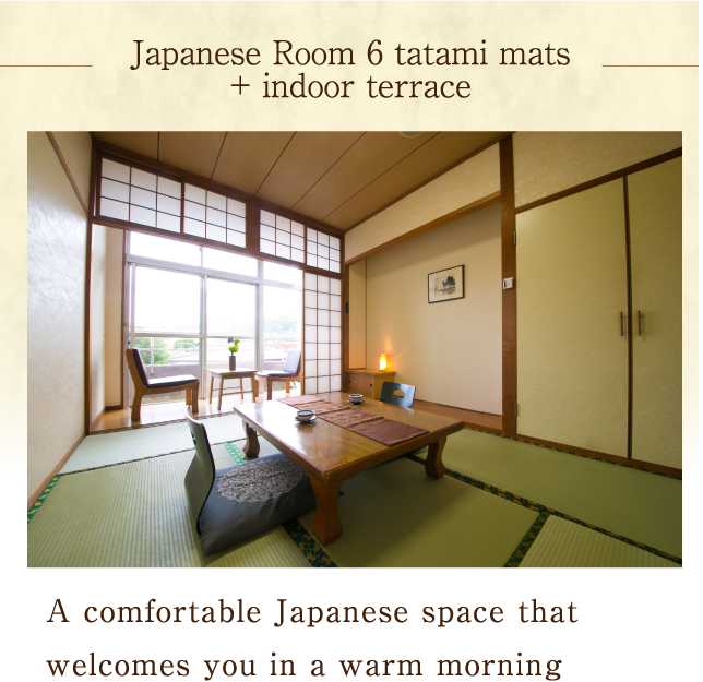 Japanese Room 6 tatami mats + indoor terrace