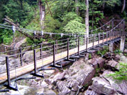 ヤクスギランド　荒川橋